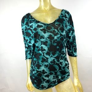 LC Lauren Conrad Scoopneck 3/4 Sleeves Shirt